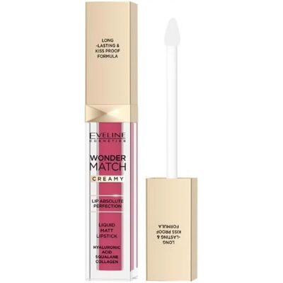Eveline Cosmetics Wonder Match - Langanhaltender matten Flüssiglippe - Berry Rose Eveline Cosmetics Wonder Match - Langanhaltender matten Flüssiglippe - Berry Rose