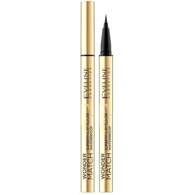Eveline Cosmetics Wonder Match Wasserdichter Eyeliner - Schwarz Eveline Cosmetics Wonder Match Wasserdichter Eyeliner - Schwarz