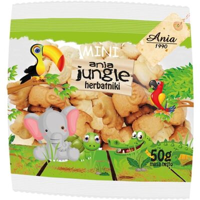 Ciastka Mini Zoo ANIA - Bez cukru, Bez glutenu - 50g Ciastka Mini Zoo ANIA - Bez cukru, Bez glutenu - 50g