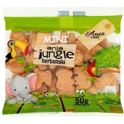 ANIA Mini Zoo Kekse - Glutenfrei, Zuckerfrei, Vegetarisch - 50g ANIA Mini Zoo Kekse - Glutenfrei, Zuckerfrei, Vegetarisch - 50g