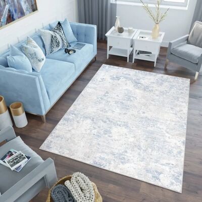 Alfombra Azul 300x400cm TAPISO Polipropileno - Fácil de limpiar, Calefacción por suelo Alfombra Azul 300x400cm TAPISO Polipropileno - Fácil de limpiar, Calefacción por suelo