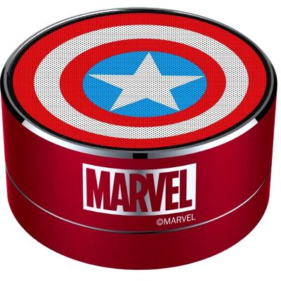 Głośnik przenośny Marvel Captain America - Kompaktowy, Czerwony, 3W RMS - Głośnik Głośnik przenośny Marvel Captain America - Kompaktowy, Czerwony, 3W RMS - Głośnik