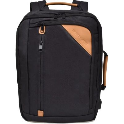 Semiline - L2008 - Czarny - Port USB - 41 cm x 28 cm x 14 cm - Plecak na laptopa Semiline - L2008 - Czarny - Port USB - 41 cm x 28 cm x 14 cm - Plecak na laptopa