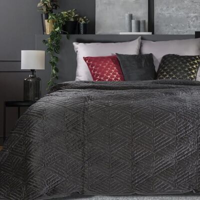 Eurofirany Colcha - 220x240 cm - Terciopelo - Alta calidad Eurofirany Colcha - 220x240 cm - Terciopelo - Alta calidad