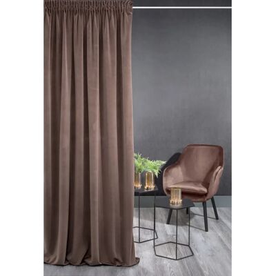 Eurofirany Unisex Drape 368077 - Brown - Drape Eurofirany Unisex Drape 368077 - Brown - Drape