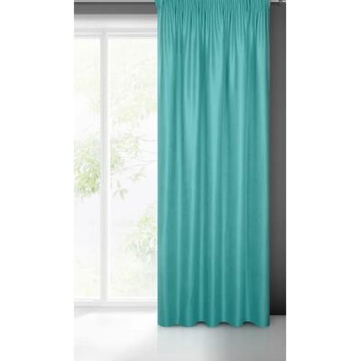 MyBestHome ADEL Rideau Décoratif Turquoise - Décorez votre maison MyBestHome ADEL Rideau Décoratif Turquoise - Décorez votre maison