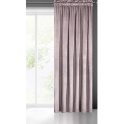 Eurofirany Pierre Tenda in Velluto - 140x300 cm - Rosa - Tenda Eurofirany Pierre Tenda in Velluto - 140x300 cm - Rosa - Tenda