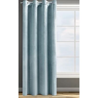 Eurofirany Model 371125 - Velvet Curtain - Morski - 140x250 - Curtain Eurofirany Model 371125 - Velvet Curtain - Morski - 140x250 - Curtain