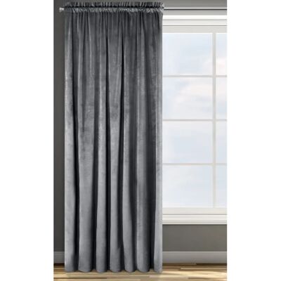 Tenda in Velluto EUROFIRANY con Pieghe - 1 Pezzo - Elegante, Decorazione Tenda in Velluto EUROFIRANY con Pieghe - 1 Pezzo - Elegante, Decorazione