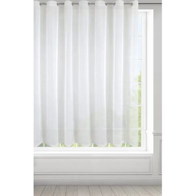 Eurofirany Lucy Voile Curtain - 400x150cm White - Elegant & Classic Eurofirany Lucy Voile Curtain - 400x150cm White - Elegant & Classic