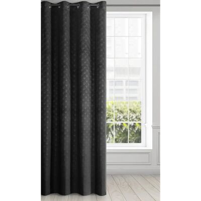 Eurofirany Drape 384121 - Velvet Curtain - Black - Curtain Eurofirany Drape 384121 - Velvet Curtain - Black - Curtain