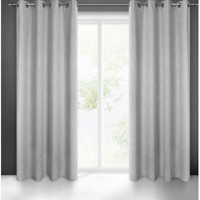 Eurofirany Unisex-Vorhang - Silber - 140x250cm - Vorhang Eurofirany Unisex-Vorhang - Silber - 140x250cm - Vorhang
