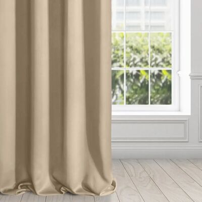 Eurofirany 386829 Beige Curtain - Sun Protection Drapery Eurofirany 386829 Beige Curtain - Sun Protection Drapery