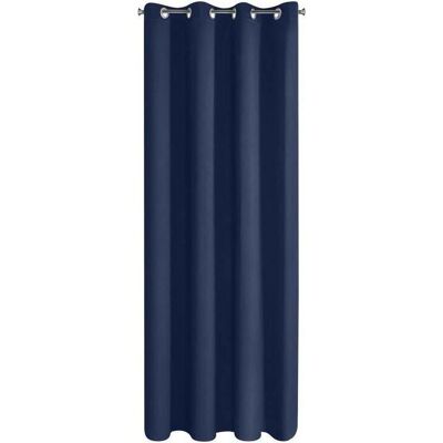 EUROFIRANY Navy Blue 135x270 Blackout Curtain - Curtain EUROFIRANY Navy Blue 135x270 Blackout Curtain - Curtain