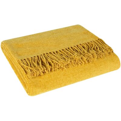 Eurofirany Modell 388383 Gelbe 130x170cm Unisex-Decke Eurofirany Modell 388383 Gelbe 130x170cm Unisex-Decke