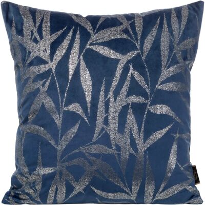 Housse de coussin en velours bleu marine Eurofirany - Housse de coussin Housse de coussin en velours bleu marine Eurofirany - Housse de coussin