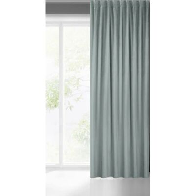 Eurofirany Velvet Curtain - Gray - 140x300 cm Eurofirany Velvet Curtain - Gray - 140x300 cm