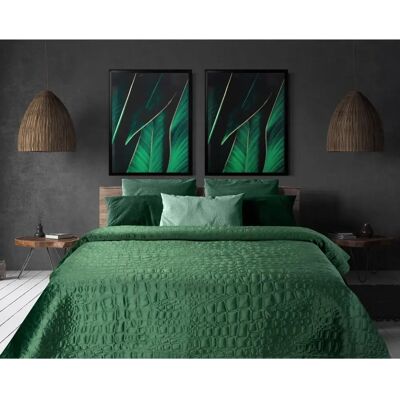 Eurofirany Couette Unisexe - 392606 - Velours, 280x260 cm - Noir - Publicité Eurofirany Couette Unisexe - 392606 - Velours, 280x260 cm - Noir - Publicité