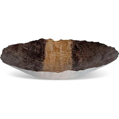 Eurofirany Dekoschale - 39x8 cm - Braun - Dekorativ Schale Eurofirany Dekoschale - 39x8 cm - Braun - Dekorativ Schale