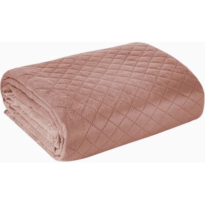 Eurofirany Narzuta - 405288 - Rózsaszín - Velúr - 170x210cm - Unisex Eurofirany Narzuta - 405288 - Rózsaszín - Velúr - 170x210cm - Unisex