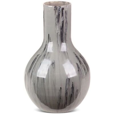 Eurofirany - CALEN 02 - 24x40 cm - szary - wazon Eurofirany - CALEN 02 - 24x40 cm - szary - wazon