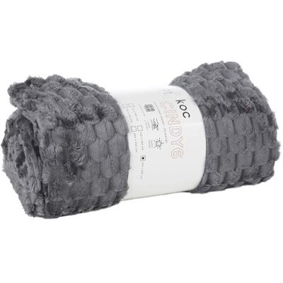 Eurofirany - Koc FLANO - 200x220 - Ocel 3D - Blanket Eurofirany - Koc FLANO - 200x220 - Ocel 3D - Blanket