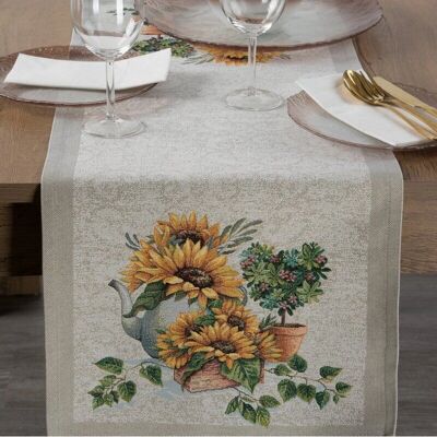 Eurofirany Unisex Tischdecke - 45x140cm - Grau - Tischdecke Eurofirany Unisex Tischdecke - 45x140cm - Grau - Tischdecke
