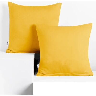 DecoKing Amber Yellow 80x80 Pillowcase Set DecoKing Amber Yellow 80x80 Pillowcase Set