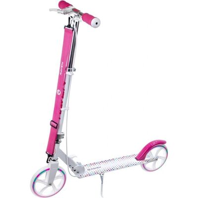 Trottinette Raven Dots White 200 mm en aluminium - Scooter - Publicité Trottinette Raven Dots White 200 mm en aluminium - Scooter - Publicité