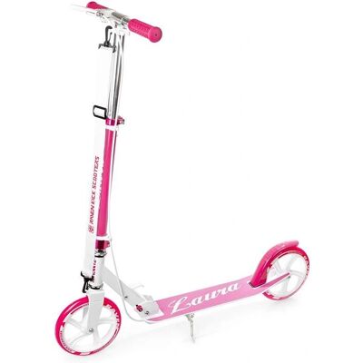 Trottinette Pliable RAVEN Laura - Guidon réglable - Roues 200mm - Publicité Trottinette Pliable RAVEN Laura - Guidon réglable - Roues 200mm - Publicité