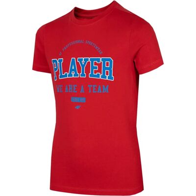 4F JTSM007 HJZ22JTSM00762S T-shirt rouge pour garçons - Type de produit 4F JTSM007 HJZ22JTSM00762S T-shirt rouge pour garçons - Type de produit
