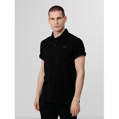 4F TSM355 Model - Polo T-shirt o Regularnym Kroju - Ubrania Męskie Cały Rok 4F TSM355 Model - Polo T-shirt o Regularnym Kroju - Ubrania Męskie Cały Rok