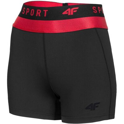 4F Deep Black Hoch taillierte Trainingsshorts - Training 4F Deep Black Hoch taillierte Trainingsshorts - Training