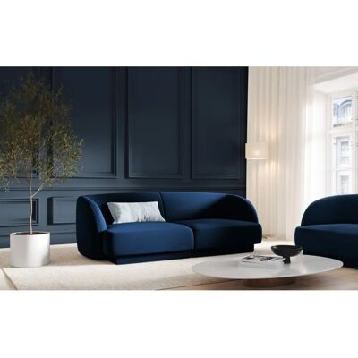 Micadoni Home Blau Samt 2-Sitzer - Sofa Micadoni Home Blau Samt 2-Sitzer - Sofa