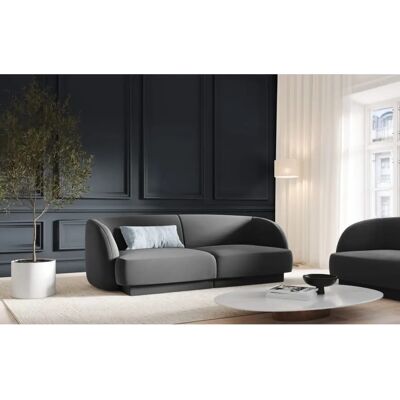 Micadoni Home Grau Samtsofa - Sofa Micadoni Home Grau Samtsofa - Sofa