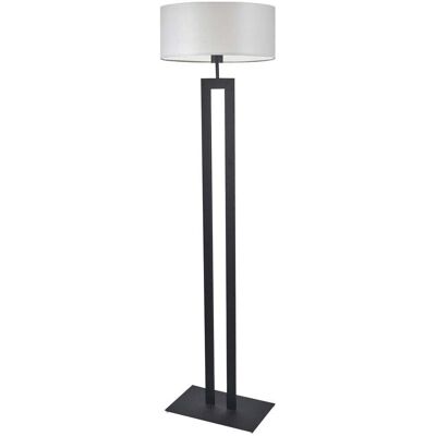 LYSNE - Kalifornia - 161x40 cm - jasnoszaro-czarna - Lampa podłogowa LYSNE - Kalifornia - 161x40 cm - jasnoszaro-czarna - Lampa podłogowa