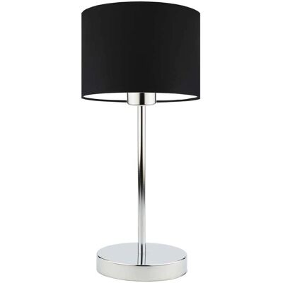LYSNE - Nicea - Black-Chrome - 60W E27 - Lampa stołowa LYSNE - Nicea - Black-Chrome - 60W E27 - Lampa stołowa