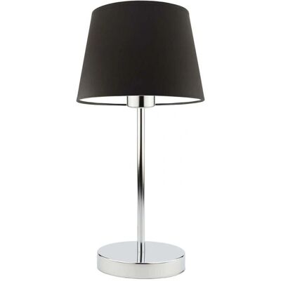 LYSNE - Siena - brąz/chrom - 41,5x19,5 cm - Lampa stołowa LYSNE - Siena - brąz/chrom - 41,5x19,5 cm - Lampa stołowa