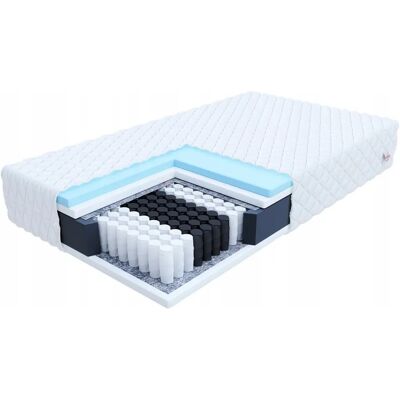 FDM Enna Matratze - Taschenfederkern, HR-Schaum, 80x200cm - Mittel/ Hart FDM Enna Matratze - Taschenfederkern, HR-Schaum, 80x200cm - Mittel/ Hart