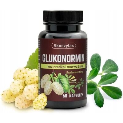 Skoczylas Glukonormin Weiße Maulbeere - Nahrungsergänzung - 60 Kapseln Skoczylas Glukonormin Weiße Maulbeere - Nahrungsergänzung - 60 Kapseln