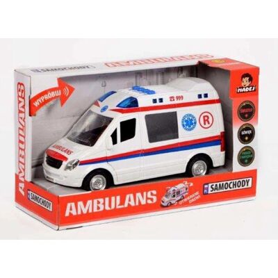 Madei-Krankenwagen Spielzeug - Batteriebetriebenes Fahrzeug mit Licht & Ton Madei-Krankenwagen Spielzeug - Batteriebetriebenes Fahrzeug mit Licht & Ton