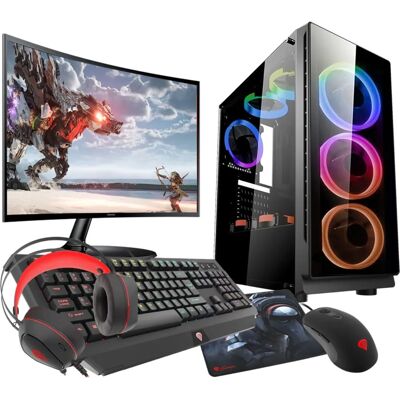 Kit Gaming VIST Ryzen 5 - 64 Go RAM - RX 6600 - SSD M.2 1 To - LCD 24 - Windows 11 Pro Kit Gaming VIST Ryzen 5 - 64 Go RAM - RX 6600 - SSD M.2 1 To - LCD 24 - Windows 11 Pro