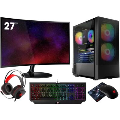 VIST Gaming PC Ryzen 7 5700G - 32 GB RAM - RX VEGA8 - 1 TB M.2 SSD - LCD 27 - Windows 11 Pro VIST Gaming PC Ryzen 7 5700G - 32 GB RAM - RX VEGA8 - 1 TB M.2 SSD - LCD 27 - Windows 11 Pro