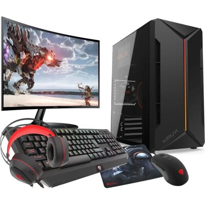 VIST Ryzen 5 5600G RGB Gaming Kit - 32 GB RAM - RX VEGA - 1 TB M.2 SSD - LCD 24 - Windows 11 Pro VIST Ryzen 5 5600G RGB Gaming Kit - 32 GB RAM - RX VEGA - 1 TB M.2 SSD - LCD 24 - Windows 11 Pro