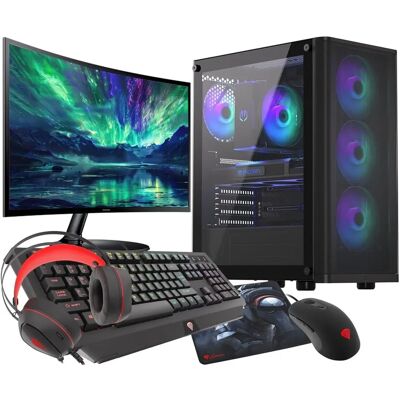 VIST Ventum PC Gaming Ryzen 7 5700X - 32 GB RAM - RTX 4060 - 1 TB M.2 SSD - WIFI - 27" - Windows 11 Pro VIST Ventum PC Gaming Ryzen 7 5700X - 32 GB RAM - RTX 4060 - 1 TB M.2 SSD - WIFI - 27" - Windows 11 Pro