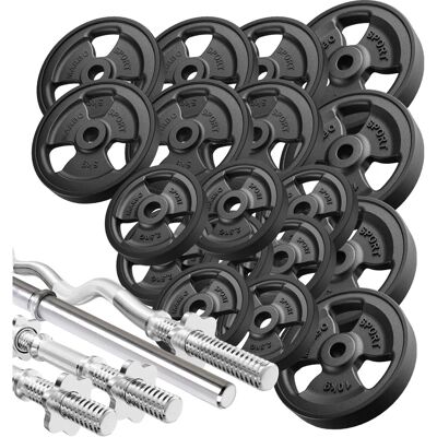 Marbo Sport Verstellbares Fitness-Set - 113 kg Marbo Sport Verstellbares Fitness-Set - 113 kg
