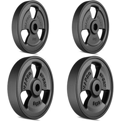Sada gumových litinových závaží - 30kg Sada gumových litinových závaží - 30kg