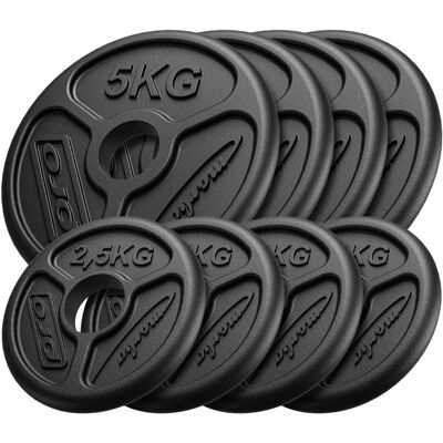 Olympijský Set Činek Marbo Sport - 30kg, 4x5kg + 4x2,5kg Olympijský Set Činek Marbo Sport - 30kg, 4x5kg + 4x2,5kg