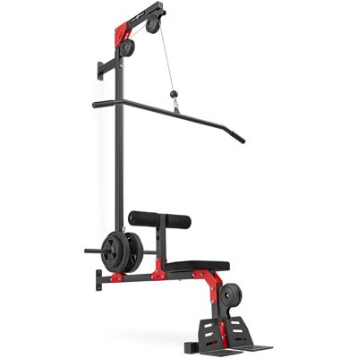 Système de poulies à câble Marbo Sport - Ajustable haut/bas - Gym à domicile - Publicité Système de poulies à câble Marbo Sport - Ajustable haut/bas - Gym à domicile - Publicité