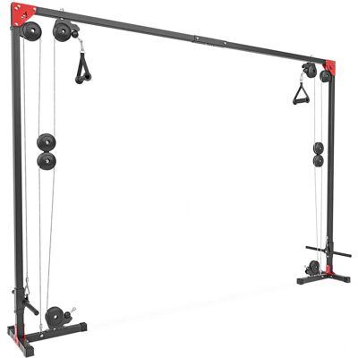Marbo Sport MH-W103 2.0 - Sprzęt do ćwiczeń w domu - Wielofunkcyjna stacja linowa Marbo Sport MH-W103 2.0 - Sprzęt do ćwiczeń w domu - Wielofunkcyjna stacja linowa